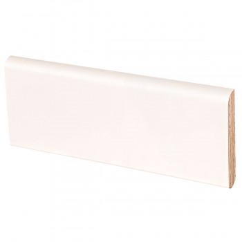 Battiscopa Tanganika laccato bianco 70x10 Becco Civetta