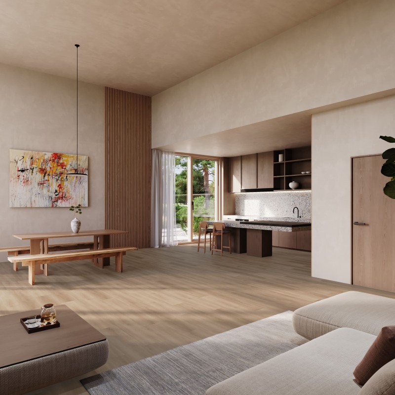 PAVIMENTO IN SPC ROVERE MANDORLA Nep 50 CLEO