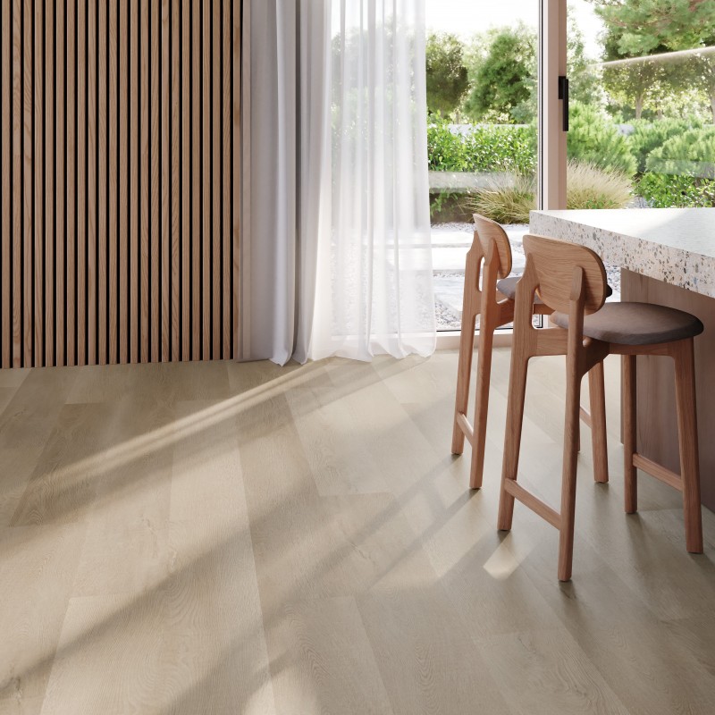 PAVIMENTO IN SPC ROVERE BEIGE Nep 50 KIRA